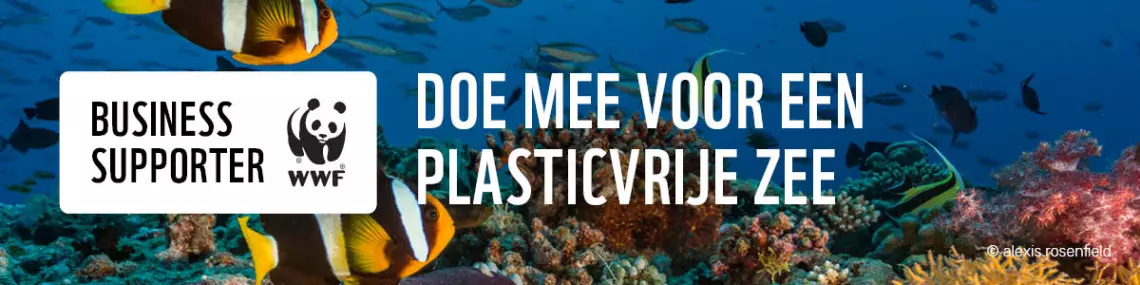 WNF banner Plastic vrije zee