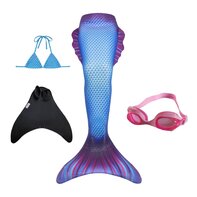 Delphi Zeemeerminstaart met Monovin, Zwembril en Bikini top X