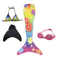 Iris Zeemeerminstaart met Monovin, Zwembril en Bikini top X
